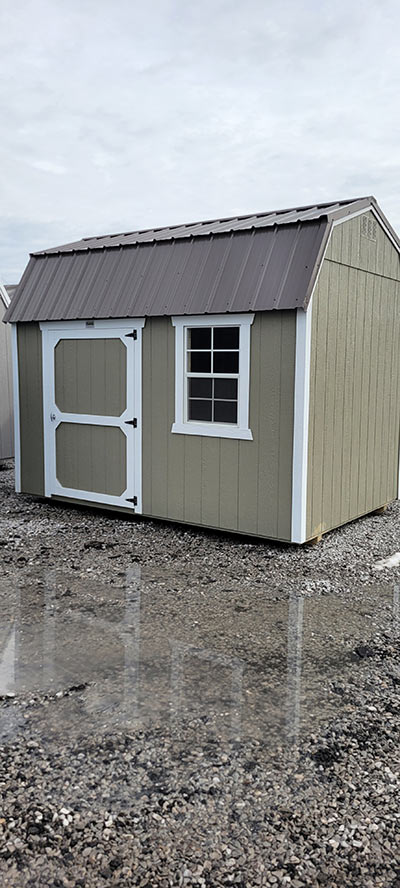 8x12 Side Lofted Barn